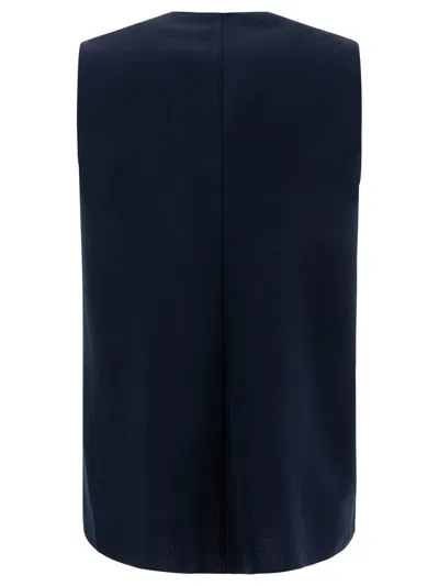 Fit F.it Blue Tank Top In Blue