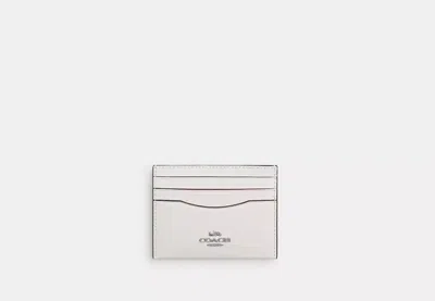 Coach Outlet Slim Id Card Case In White