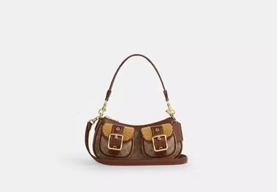 Coach Outlet Ashton Bag With Signature Canvas In Brown
