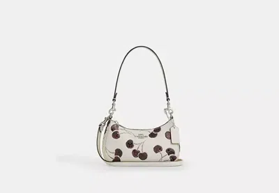 Coach Outlet Teri Mini Crossbody Bag With Cherry Print In White