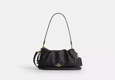 Coach Outlet Faye Shoulder Bag With Quilting In Black