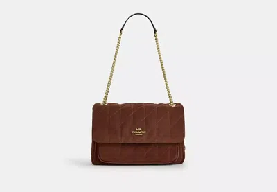Coach Outlet Elodie Crossbody Bag With Quilting In Brown