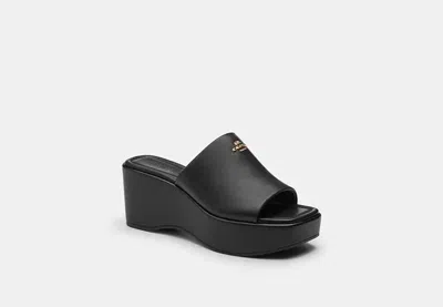 Coach Outlet Phoebe Platform Sandal In Black