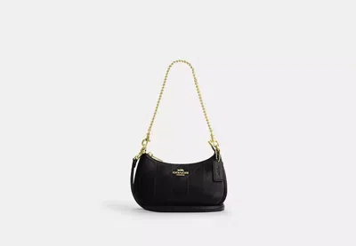 Coach Outlet Teri Mini Crossbody Bag With Quilting In Black