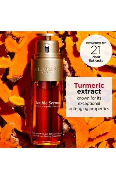 Clarins Double Serum Firming & Smoothing Anti-aging Concentrate In Transparent
