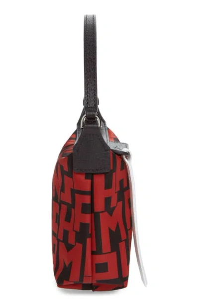 Longchamp Lonchamp Mini Le Pliage Logo Nylon Shoulder Bag In Multi