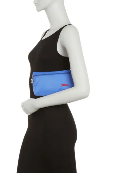 Longchamp Le Pliage Club Cosmetic Case In Blue