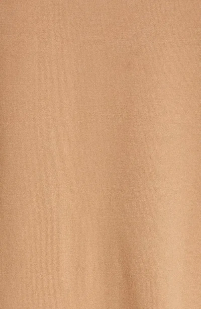 Lafayette 148 New York Knit Crepe Top In Brown