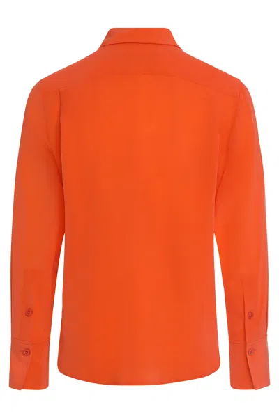 Equipment Silk Shirt In Red