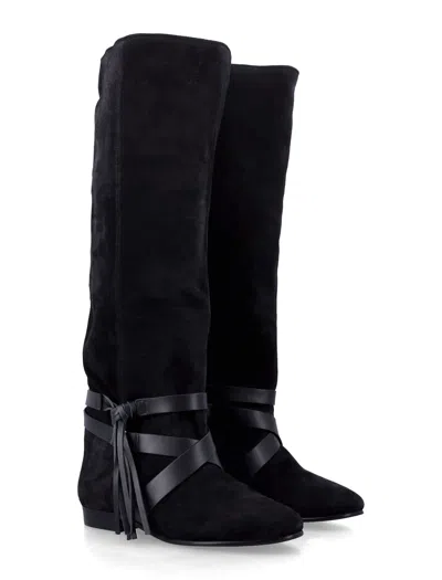 Isabel Marant Silmon Knee-high Boots In Black