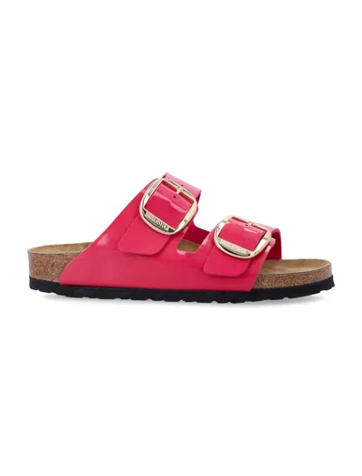 Birkenstock Arizona Big Buckle Birko Patent In Pink