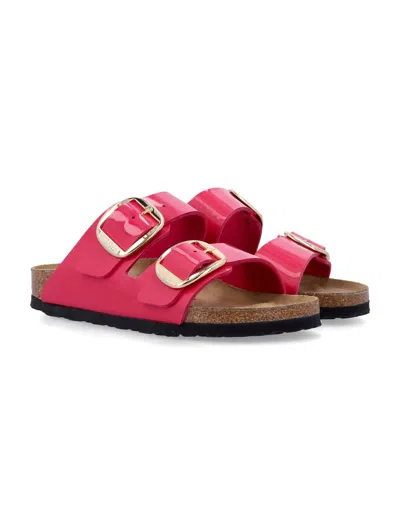 Birkenstock Arizona Big Buckle Birko Patent In Pink