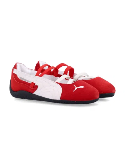 Puma Speedcat Suede Ballet Women S Shoes In Red