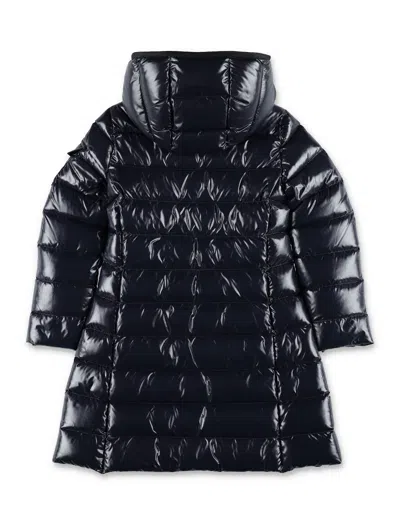 Moncler Kid - Moka Hooded Down Jacket In Blue
