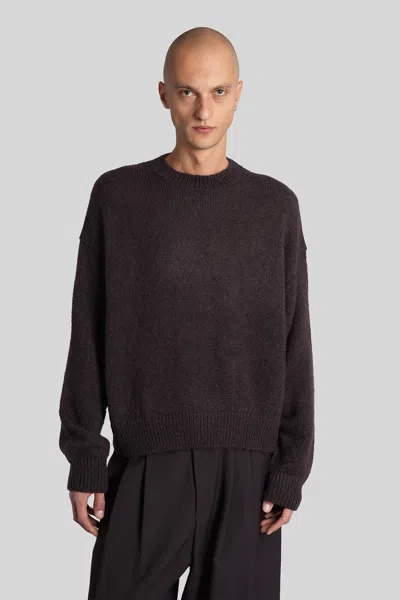 Studio Nicholson Superkid Mohair-blend Wynn Sweater In Brown