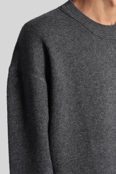 Studio Nicholson Moray Sn-1494 Knitwear In Grey Cashmere In Gray