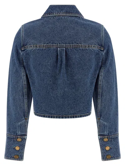 Balmain Denim Jacket In Blue