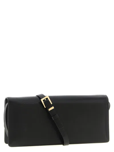 Tom Ford Supple Grain Shoulder Bag In Black