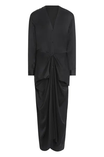 Totême Toteme Dress Made Of Viscose In Black