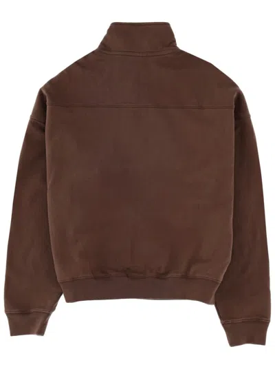 Sporty &amp; Rich Sweatshirt With Logo In Brown