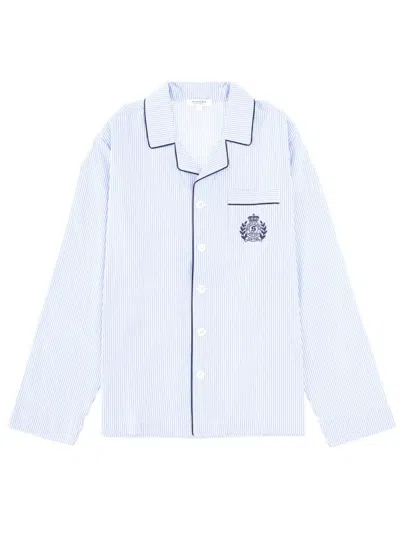 Sporty &amp; Rich Pajama Shirt In Blue