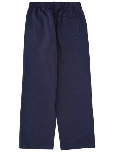 Sporty &amp; Rich Pants With Logo In Blue