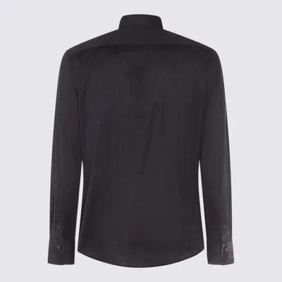 Brunello Cucinelli Shirts Blacks And Greys In Black