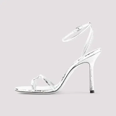 Jimmy Choo 1998 Leo Candy Wrap Leather In Silver