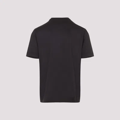 Paul Smith Stripe Tape Detail Crew Neck Tshirt In Black