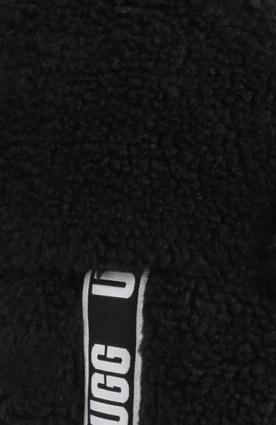 Ugg Sherpa Puff Trapper Hat In Black