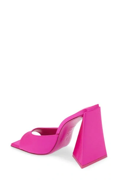 Attico Devon Slide Sandal In Pink