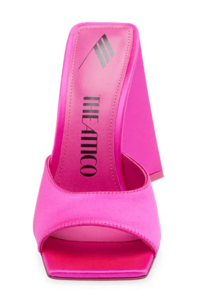 Attico Devon Slide Sandal In Pink