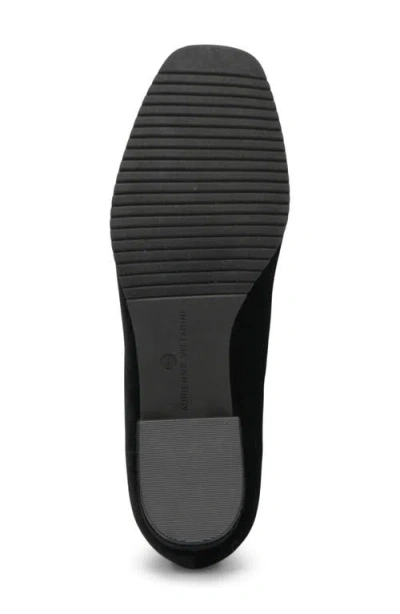 Adrienne Vittadini Vickee Embellished Velvet Loafer In Black