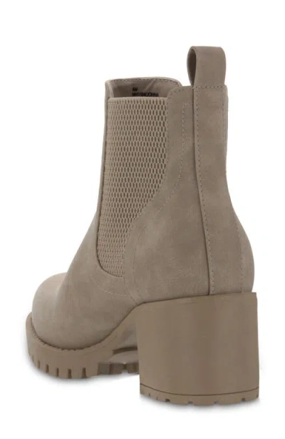 Mia Jonna Lug Sole Chelsea Boot In Brown