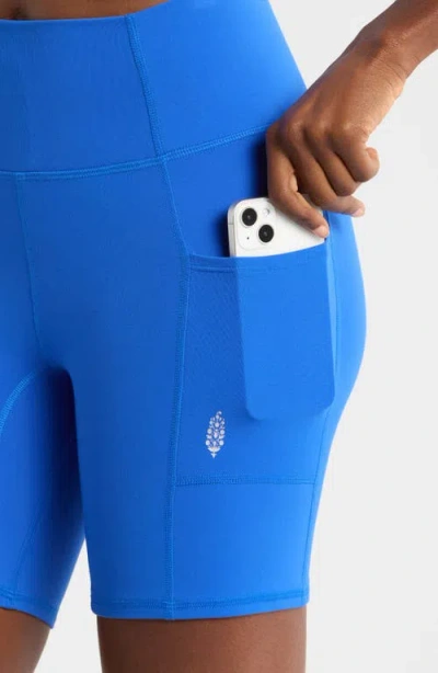 Fp Movement By Free People Fp Movement Never Better Pocket Bike Shorts In Blue