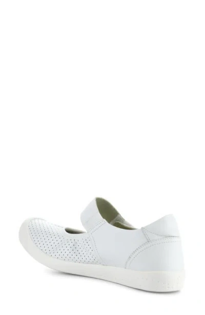 Softinos By Fly London Iglu Mary Jane Flat In White