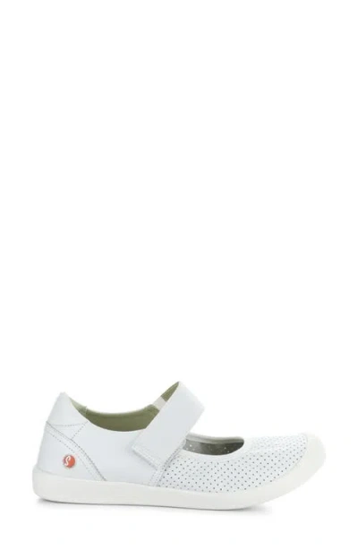 Softinos By Fly London Iglu Mary Jane Flat In White