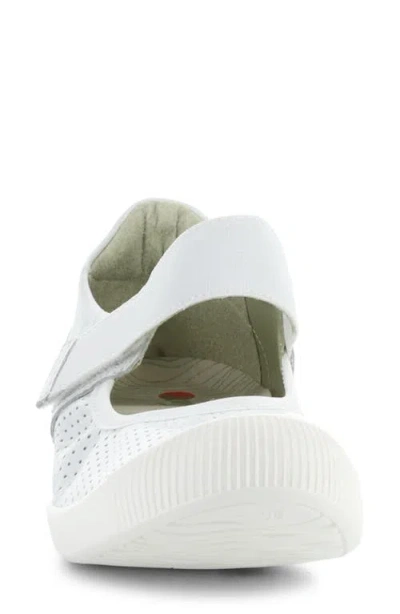 Softinos By Fly London Iglu Mary Jane Flat In White