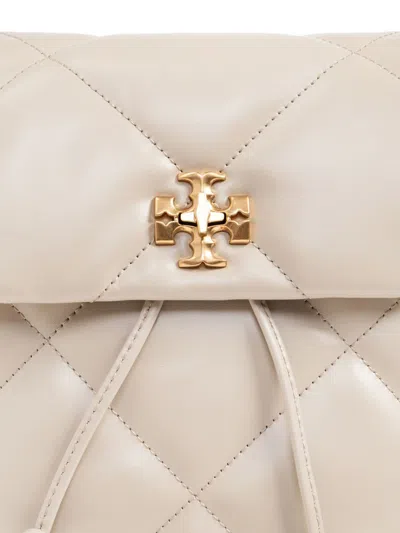 Tory Burch Kira Diamond Small Leather Backpack In Neutral