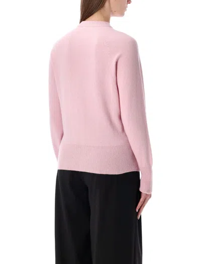 Balmain Eco-cashmere Buttoned Cardigan In Pink