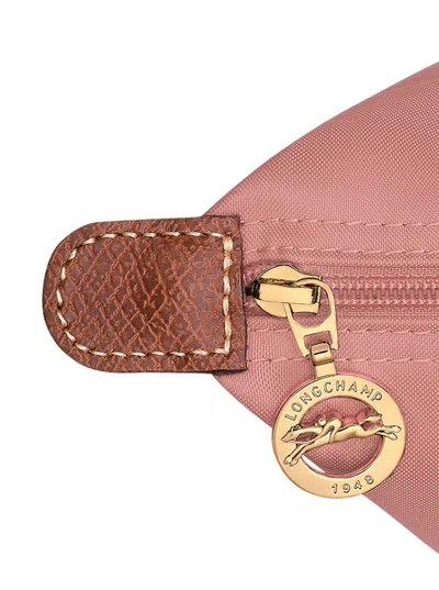 Longchamp Le Pliage Original Pink Tote Bag With Embossed Logo In Canvas Woman In Pink