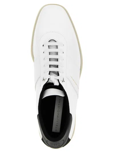 Stella Mccartney 80mm Sneak-elyse Two-tone Platform Sneakers In White