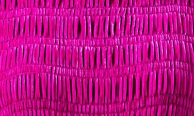 Lk Bennett Callista Shirred Velvet Dress In Purple