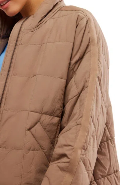 Free People Fp Movement Pippa Packable Puffer Jacket In Brown