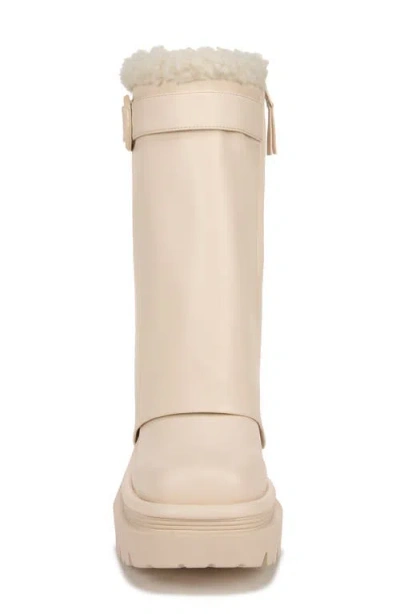 Circus Ny By Sam Edelman Noah Faux Fur Trim Platform Boot In Neutral