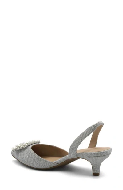 Adrienne Vittadini Suza Slingback Pump In Gray