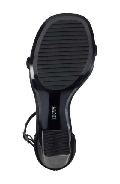 Dkny Waylin Ankle Strap Sandal In Black