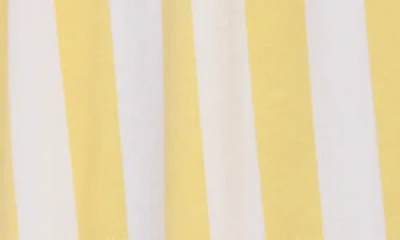 Dkny Stripe Long Sleeve Top & Pants Pajamas In Yellow