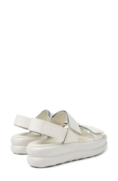Camper Pelotas Flota Up Platform Sandal In White