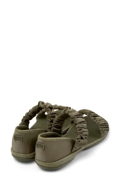 Camper Right Nina Ballet Flat In Green